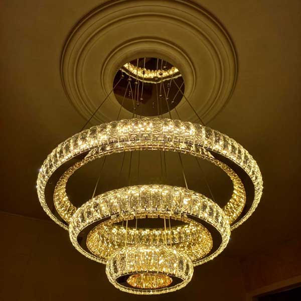 1Crystal chandelier